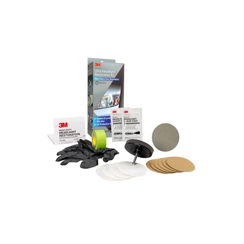 3M Ultra Headlight Restoration Kit for Lenses & Lights