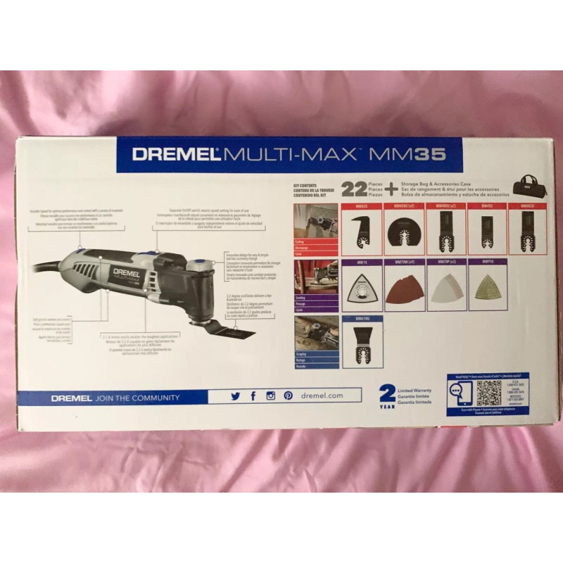 Dremel NIB Dremel MM35 Multi-Max 3.5A oscillating Multi-Tool Kit With