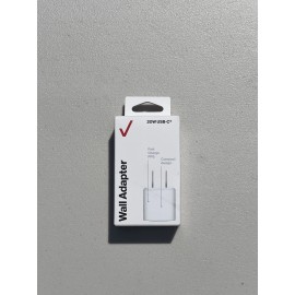 Verizon 20W USB-C Fast VERIZON Wall Genuine Power Adapter  USB-C Port - WHITE