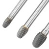 Single Cut Carbide Rotary Burr File Set 6mm Shank Diameter