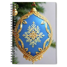 The Shwag Shop Blue Gem Spiral Notebook Blank Notebook Lined Journal 8 X 6 Notebook