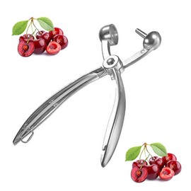 Cherry Pitter,Cherry Pitter or Stoner,Aluminum Alloy Hand Cherry Stone Remover Cherry Destoner Olive Pitter Remover Olive Red Dates Pitting Device Cherry Corer Removing Hand Tool