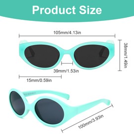GNALIA Baby Sunglasses 0-1.5 Years Boys & Girls I Sunglasses Baby BPA-Free I 100% UV Protection European Design Baby Sunglasses, black