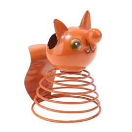 ULLMYYL Cute Squirrel Shaped Metal Eyeglass Holder Stand with Spring Base, Decorative Desk / Nightstand Organizer for Glasses