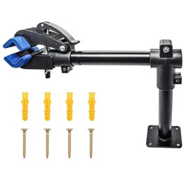 Energymax Bike Repair Stand Bench Mount Home Bike Stand for Maintenance Bike Clamp Workbench Work Stands Bicycle Repair Rack for Road Mountain MTB Bikes