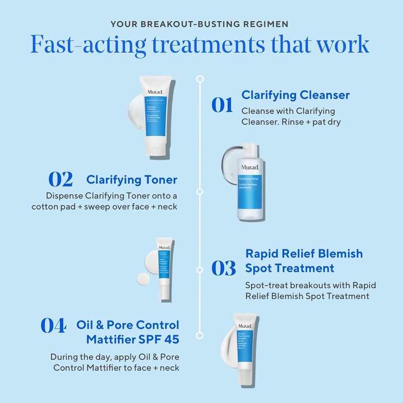 Murad Clarifying Cleanser | Limpiador Facial Profundo con Ácido Salicílico