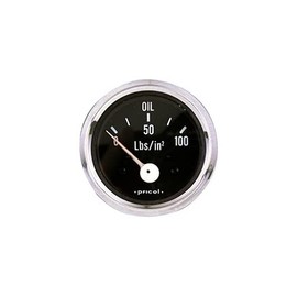 Pricol 300583 Electric Oil Pressure Gauge, Chrome