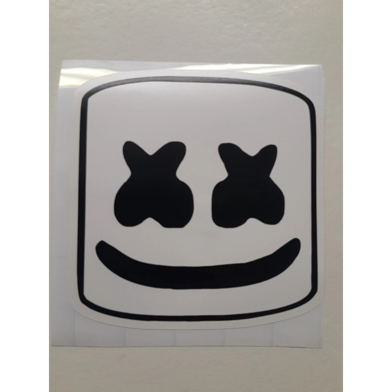 Marshmello Sticker Vinyl Decal Great for Windows Laptops Walls Waterproof!