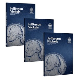 Whitman U.S. Modern Nickel Coin Folder Five Volume Set 1883 – 2023#’s 9007, 9008, 9009, 9039, 9035