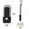 Bates- Razor Blade Scraper, Grey, Locking Razor Scraper Set with