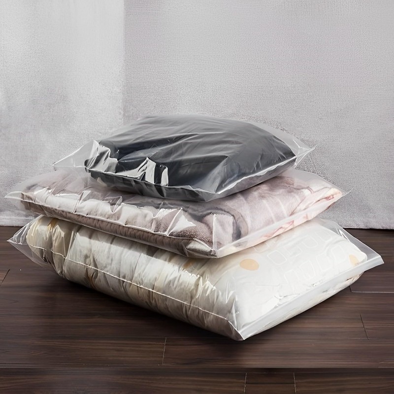 15 Pieces Large 3.5 Gallon Plastic Zipper Storage Bags 16x19