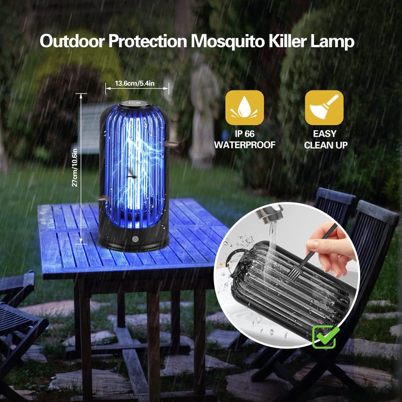 Bug Zapper 2000V High Powered UV Light Electric Mosquito Zapper