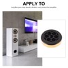 Ciieeo 12pcs 57x13mm Amplifier Foot Pad Anti-Vibration Stand Insulator Speaker