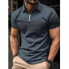 Performance Quarter Zip Golf Polo:_Pdd-Dlldxpl012_Xl
