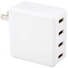 Sanwa Supply ACA-IP54W USB Charger, 4 Ports, Total 6A, Can