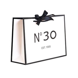 ANFENG 30th Birthday Keepsake Gift Vintage Bag Medium 13in for Women 1995 Mom Anniversary Novelty 30 Year Old Party Paper Bags Shopping Idea (Medium Size)