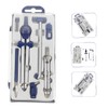 DOITOOL 7-Piece Professional Compass Set Zinc Alloy Essential Drawing Tools