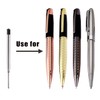 Ballpoint Pens Refills Black Medium Ball Point 1.0mm Smooth Writing,