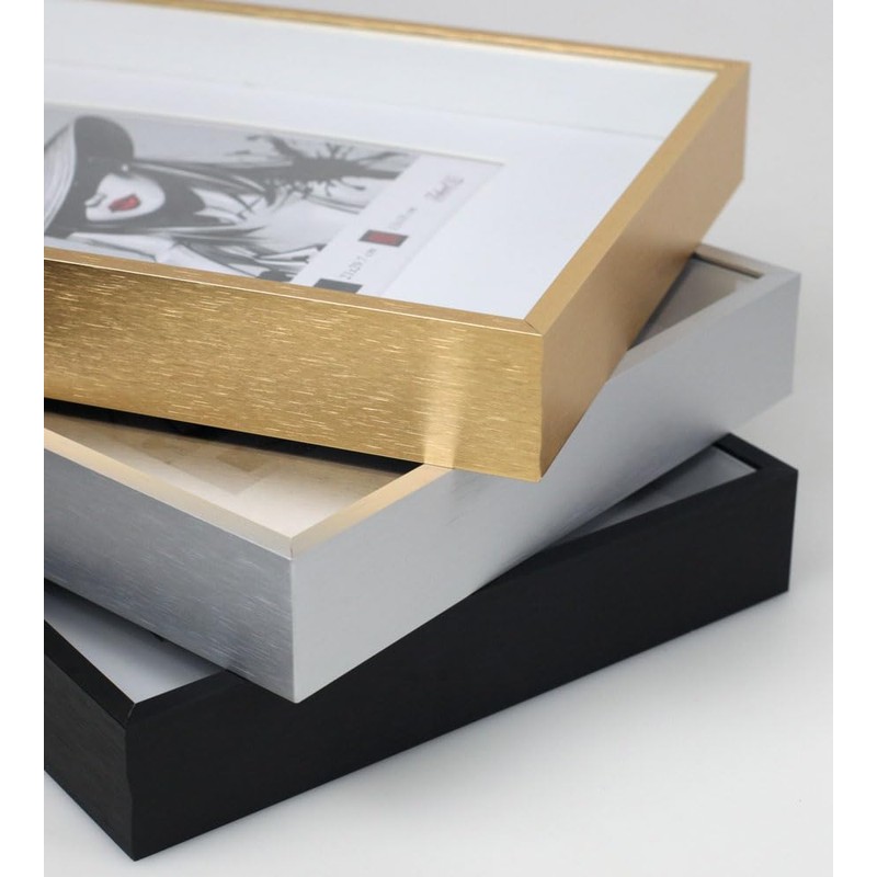 KM FOTO 3D Aluminium Object Frame Picture Frame with Mount