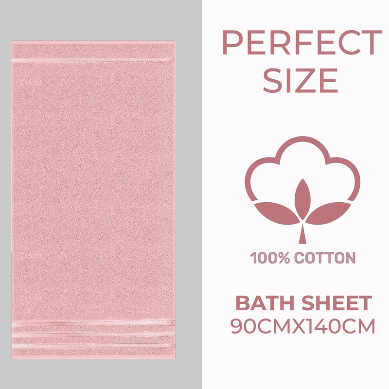 Towelogy® Premium Quick Dry Bath Sheets Oeko-Tex Certified Ecofriendly 100%