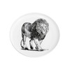 Maxwell & Williams DX0531 African Lion Plate - Black and