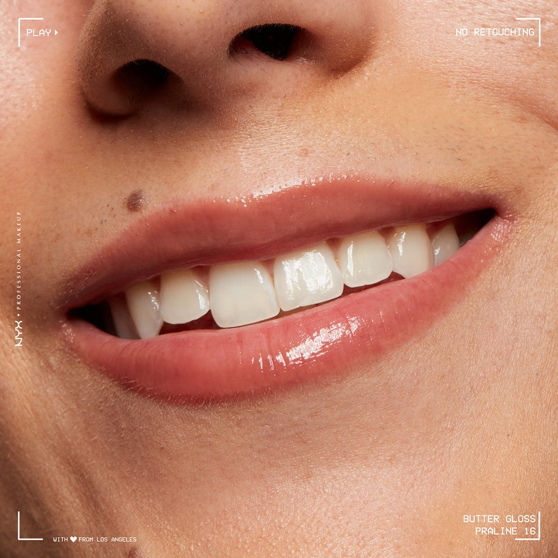 NYX PROFESSIONAL MAKEUP Butter Gloss, Non-Sticky Lip Gloss - Praline