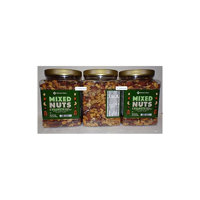 Member S Mark Roasted and Salted Mixed Nuts with Peanuts