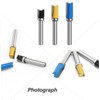 Pack of 3 Flush Cutters 8 mm, Copier Cutter Router