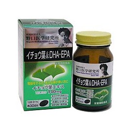 Noguchi Medical Laboratory Ginkgo Biloba & DHA + EPA 60 Tablets, Set of 5
