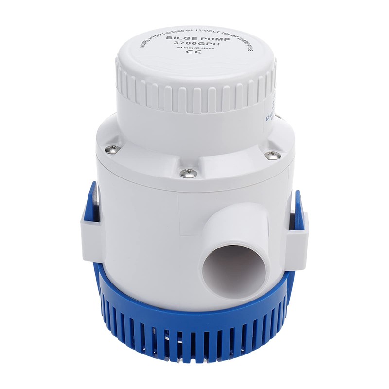 YaeMarine 3700gph 12v Boat Marine Electric Bilge Pump Plumbing Non