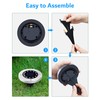Biling Solar Outdoor Lights 12 Pack, Bright 12 LEDs Solar