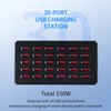 Charging Station, 150W 30 Port USB Charging Station, Multiple USB
