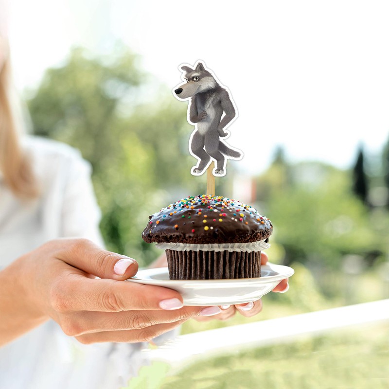 Masa and the Bear CupCake Topper