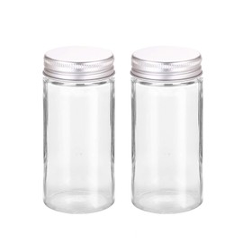 SWOMMOLY Replacement Glass Spice Jars/Round