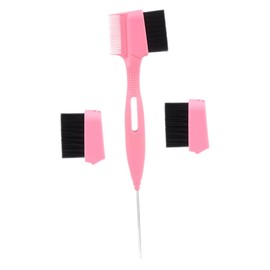 FOMIYES Eyebrow Comb Brush Double-headed Women's Hair Edge Tool Replacement Head Sleek Compact Design