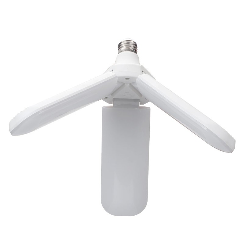 34W E27 185-265V LED Foldable Super Bright Lamp 3 Blades