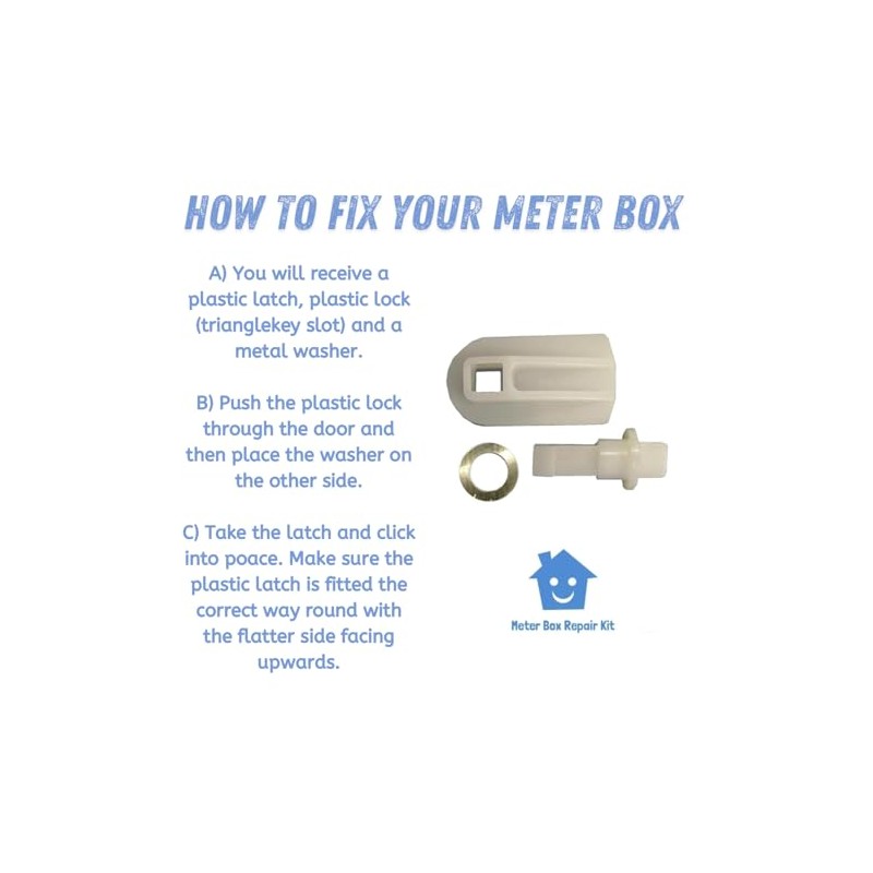 Meter Box Latch Kit by Meter Box Repair Kit –