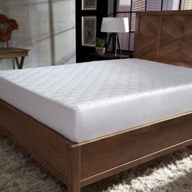 Hotel Laundry Hotel Style Allergy Waterproof Mattress Pad, Full, White