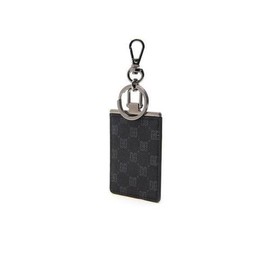 Daks (신세계강남점)DBHO2E138 LOUIS PVC 블랙 가죽 DD로고 장식 키링 (DB Gangnam) DBHO2E138 LOUIS PVC Black Leather DD Logo Decorated Keyring