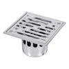Fdit Square Floor Drain Stainless Steel Floor Drain Anti-Odor Bathroom