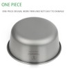 TOMSHOO 500ml Titanium Bowl Stackable Camping Bowl for Camping Hiking