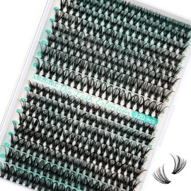 Lash Clusters Wispy 320PCS Eyelash Clusters 30D 40D Lashes Clusters Cluster Eyelash Extensions Individual Lashes Soft Eyelashes Clusters with Thin Band False Eyelashes(30D40D D-Mix9-16mm)