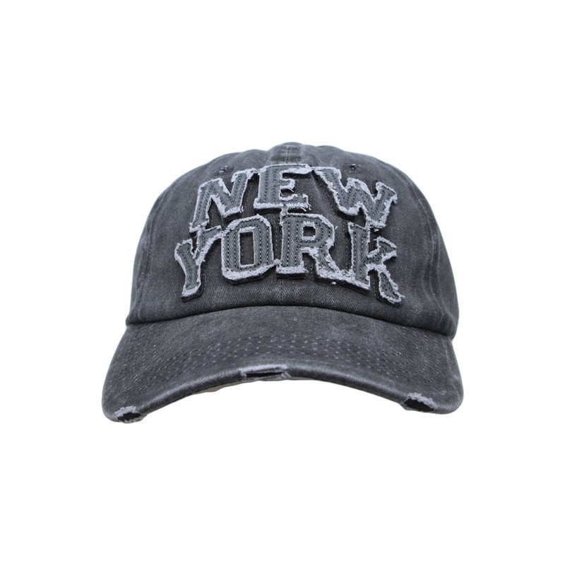 WITHMOONS Baseball Cap Washed Distressed Trucker Hat New York DW1516
