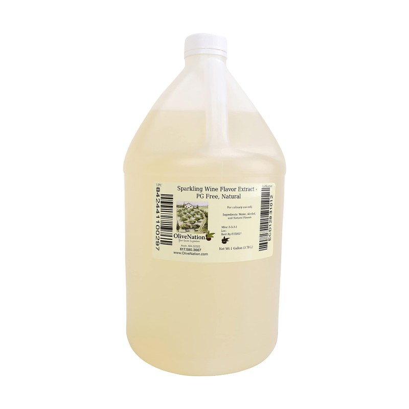 Sparkling Wine Natural Flavor - Champagne-Type Flavoring for Baked Goods