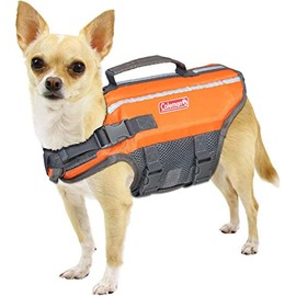 Coleman Pet Flotation Vest for Pool Boat Beach Lake X-Small (4.25'' x 9.5 x 3.25 in)