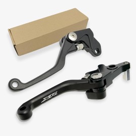 Generic Replacement for Honda XR 650L 1993-2023 CNC Pivot Clutch Brake Levers XR650L RED Black (Black)
