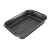 Roast Pan with Rack Rectangle Broiling Pan Carbon Steel Iron