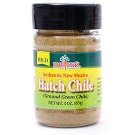 Melissa's Dried Hatch Chile, Ground Green Chile, Mild, 3 Ounce (Pack of 12)