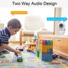 Wireless Camera 2MP Motion Sensor Infrared Night Vision WiFi 110‑240V