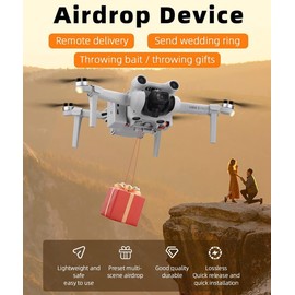 For DJI Air-Dropping Thrower Gift Delivery for DJI Mini 3 Pro/Mini 3 Drone Quick Release